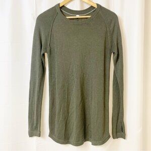Lululemon Sunshine Coast Long Sleeve Fatigue Green Size 4/6